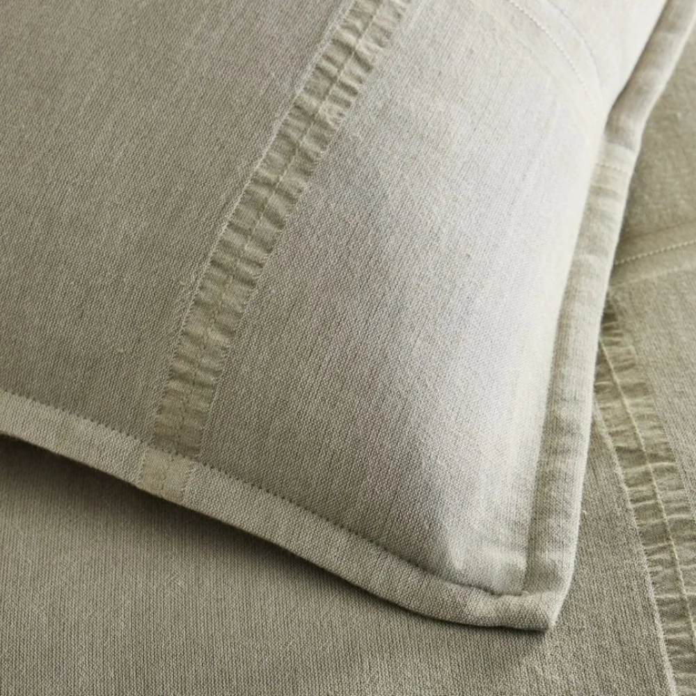 West Elm Windowpane Gauze Standard Sham, Retail Price $39.00 USD, Color Elm